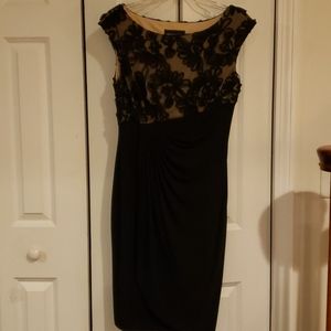 Lace black dress